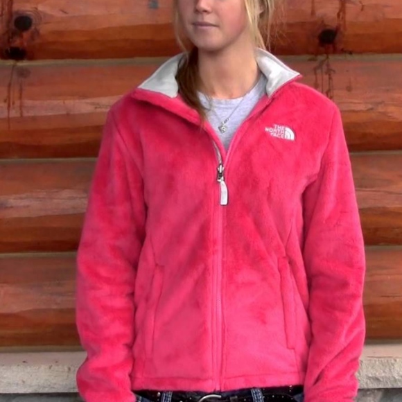 North face Pink Wooly Jacket  SMALL - Picture 2 of 4
